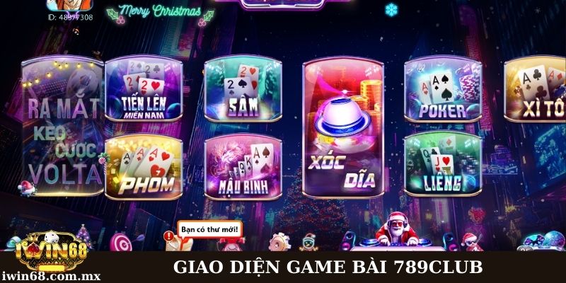 Giới thiệu giao diện của cổng game 789club